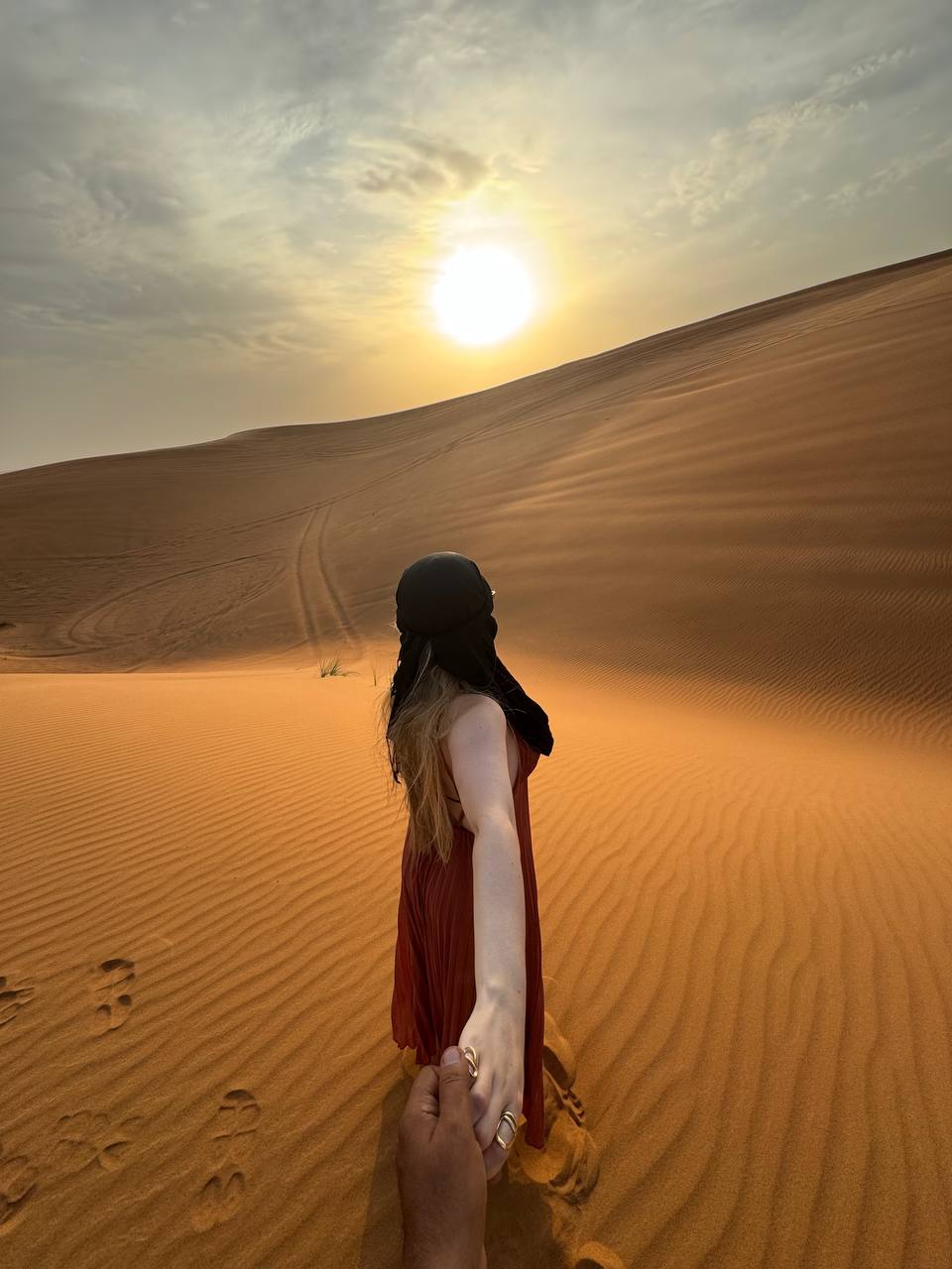 عکاسی غروب صحرای دبی