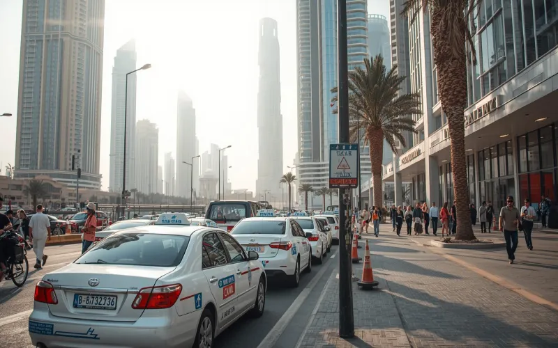 راهنمای کامل گرفتن تاکسی در دبی