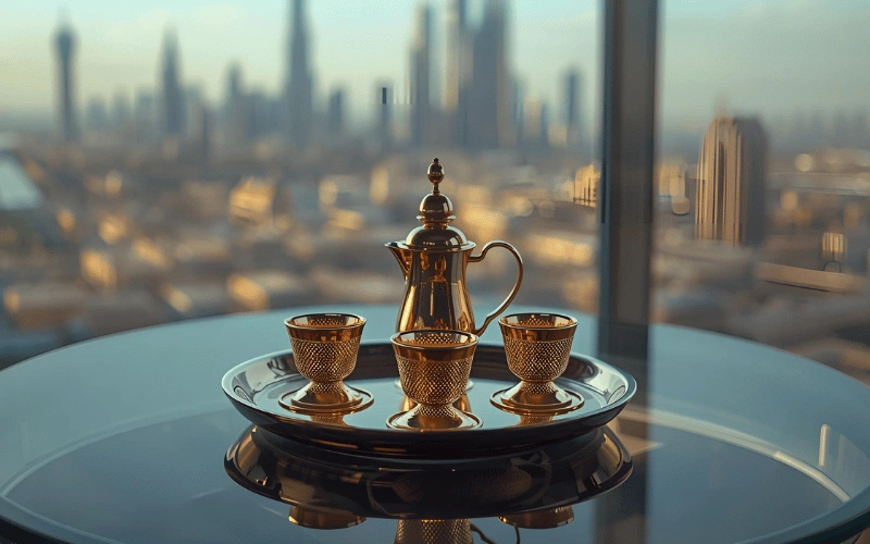 ست قهوه عربی سنتی