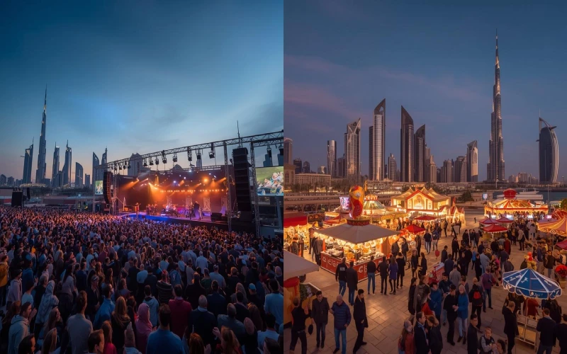 کنسرت ها و فستیوال های زمستان دبی